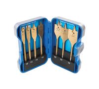 Silverline Tools 279870 Brocas Planas con Revestimiento de Titanio, 0