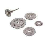 Silverline Tools 289305 - Pack de 6 discos de corte de HSS, color plata