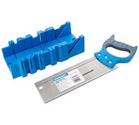 Silverline Tools 335464 - Caja de ingletes con sierra (300 x 90 mm)