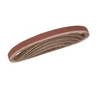 Silverline Tools 338767 - Bandas de lija 10 x 330 mm, 5 pzas (Granos: 40, 60, 2 x 80, 120)