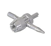 Silverline Tools 380153 - Herramienta para Reparar válvulas de neumáticos (4 Llaves)