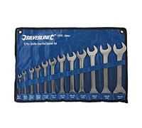 Silverline Tools 380681 - Juego de llaves planas fijas, 12 pzas (6-32 mm)