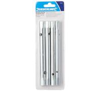 Silverline Tools 395020 - Llaves de tubo para contratuerca de grifos monomando, 5 pzas (8/9, 9/11, 10/11, 12/13 mm)