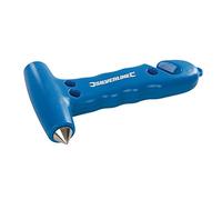 Silverline Tools 395235 Martillo Rompe Cristales y Corta Cinturón, 150 mm Longitud, Naranja