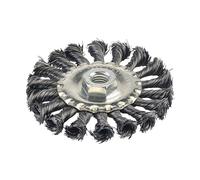 Silverline Tools 398772 - Cepillo circular de acero trenzado (100 mm)