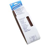 Silverline Tools 433236 Bandas de lija 75 x 533 mm, 5 pzas Grano 80, multicolor