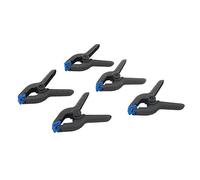 Silverline Tools 435082 - Pinzas de sujeción con resorte, 5 pzas (Mordaza 100 mm)