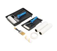 Silverline Tools 440198 - Juego de rodillos y brochas, color negro