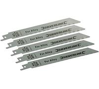 Silverline Tools 456919 - Cuchillas para sierra sable 18 dpp, 5 pzas (150 mm)