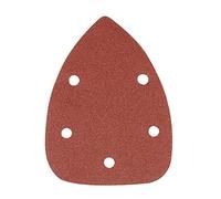 Silverline Tools 457035 Hojas de Lija Triangulares Autoadherentes, 140 mm Altura, Grano 80, Caja de 10