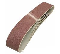Silverline Tools 463484 Bandas de Lija, 50 x 686 mm, Grano 80, Caja de 5