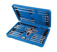 Silverline Tools 515011 Extractor de Poleas para Barras Estabilizadoras, Plata, 40-93 mm, Set de 46 Piezas