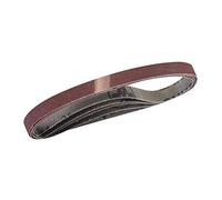 Silverline Tools 524993 Bandas de Lija, 10 x 330 mm, Grano 120, Caja de 5