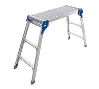 Silverline Tools 537366 - Plataforma de aluminio, color plata