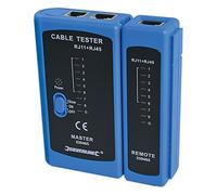 Silverline Tools – Comprobador de cable LAN 539465 – RJ11 y RJ45