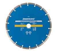 Silverline Tools 589673 Disco de corte diamantado para piedra y hormigón 230 x 22,2 mm