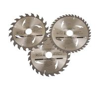 Silverline Tools 590591 - Cuchilla de sierra circular, 24, 40 dientes, 3 pzas 190 x 30 - anillos de 25 y 20 mm