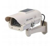 Silverline Tools 614458 - Cámara LED simulada con panel solar (Alimentada por energía solar)