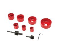 Silverline Tools 633479 Juego de Coronas Perforadoras, Ø21 mm-64 mm, 11 Piezas