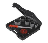 Silverline Tools 633621 - Juego de coronas perforadora (8 piezas, polvo de carburo de tungsteno)