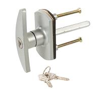 Silverline Tools 671027 Cerradura para Puerta de Garaje, Diamante, 75 mm