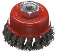 Silverline Tools 733234 - Cepillo de vaso de acero trenzado (65 mm)