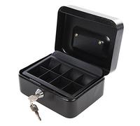 Silverline Tools 795764 Caja de Seguridad de Acero con Llave, Negro