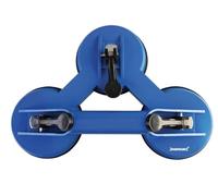 Silverline Tools 868582 - Ventosa Triple para Transporte de Materiales Pesados, Azul