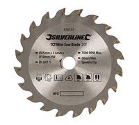 Silverline Tools 876132 - Disco de corte para mini sierra circular, color plata