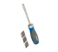 Silverline Tools 930569 Destornillador de Carraca, Multicolor