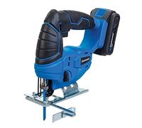 Silverline Tools 947242 - Sierra de calar de 18 V, 1 batería de iones de litio de 2,0 Ah, 240 V, color azul