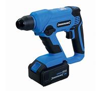 Silverline Tools 949611 - Taladro de martillo (18 V, SDS Plus, 1 batería de iones de litio de 4,0 Ah, 240 V), color azul