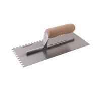 Silverline Tools CB59 CB59 Llana Dentada para Adhesivo con Mango de Madera, 280 x 120 mm