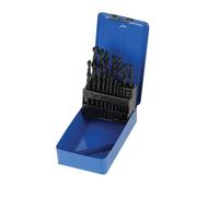 Silverline Tools DS50 - Brocas Jobber HSS-R, 19 pzas (1 - 10 mm)