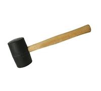Silverline Tools HA72 - Maza de goma negra (454 g)