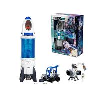 Silverlit Astropod by Pack Ultimate Cohete y Conector-Tema Universo y Espacio-Construcción y Experimentos-Desde 6 Años, 80341, Blanco y Azul, Color