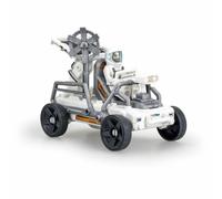 Silverlit - ASTROPOD - El vehículo de energía Solar: Personaje y Caja del vehículo - Construcción de un Coche de energía Solar - con Aproximadamente 20 Piezas para Montar - A Partir de 6 años