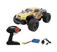 Silverlit 4SPEED Monster Warrior-Escala 1:12-Coche de Control Remoto Todoterreno con Aspecto Agresivo-Velocidad máxima de 20 km/h-A Partir de 8 años, Color Yellow (20648)