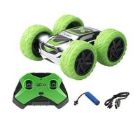 Silverlit - Exost Coche Teledirigido Todoterreno 360 Cross Verde - Batería Incluida - Conducción en 2 Caras a 360° + Luces LED - Velocidad: 12 km/h - Juguete para Niños a partir de 5 Años - 54759
