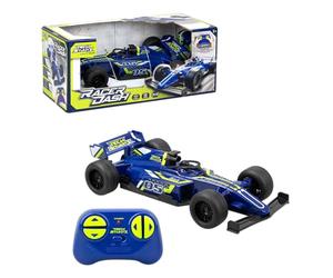 Silverlit Exost Racer Dash - Coche teledirigido 1:20 - Azul y Amarillo - 12 km/h - Mando a Distancia 2,4 GHz - A Partir de 5 años