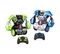 Silverlit Robo Kombat Tornado Remote-Controlled Robots 2er - Set Green/Blue Silv