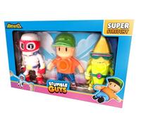 Silverlit Stumble Guys - Pack de 3 Figuras Monster Flex (12 cm), diseño de Figuras elásticas y estirables - Juguete Infantil a Partir de 5 años
