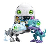 Silverlit YCOO Duo Robots Dinosaurio Cyber Punk 9cm en su Huevo Sorpresa para Construir, Efectos de Sonido y luz, 6 Biopods Diferentes coleccionables, A Partir de 5 años, 88112