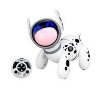 Silverlit Ycoo Jiggo - Perro Robot Interactivo con Mando a Distancia - Nariz Luminosa Emocional y Sensor táctil - Reacciona a Las caricias (88497)