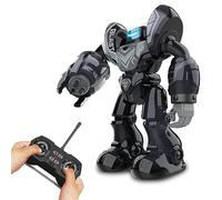 Silverlit YCOO - Robo Blast Black - Robot Remoto - Función de Disparo - Música incluida - Función de Baile -XXL Robot