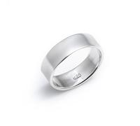 Silverly Anillo Cigarro Plata Esterlina | Anillos Pulgar Banda Ancha Borde Plano Mujeres Hombres | Anillos Corte Nupcial Plata 925 Pulida Él Ella | Joyería Clásica Minimalista | Lindo Anillo Promesa