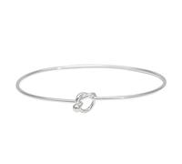 Silverly Pulseras de Plata de Ley con Nudo de Amor de la Amistad para Mujer, 925 Maciza | Pulsera Clásica de la Amistad | Joyas de Regalo para Damas de Honor | Pulsera Fina de Plata de Ley para Mujer
