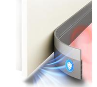 SilverRack Burlete Puerta Entrada contra Corrientes de Aire - 1x 1m Gris - Burlete Puerta Exterior Autoadhesivo - Burlete Bajo Puerta Burlete protección contra el frío y Sellado