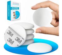 SilverRack Tope de Puerta Autoadhesivo Blanco [12 unidades] - 40mm Topes de Puerta - Door Stopper Silencioso y Protector de Pared para Puertas, Muebles y Ventanas - Topes de Puertas de Suelo