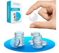 SilverRack Tope de Puerta Autoadhesivo Blanco [6 unidades] - 20 mm Topes de Puerta - Door Stopper Silencioso y Protector de Pared para Puertas, Muebles y Ventanas - Topes de Puertas de Suelo